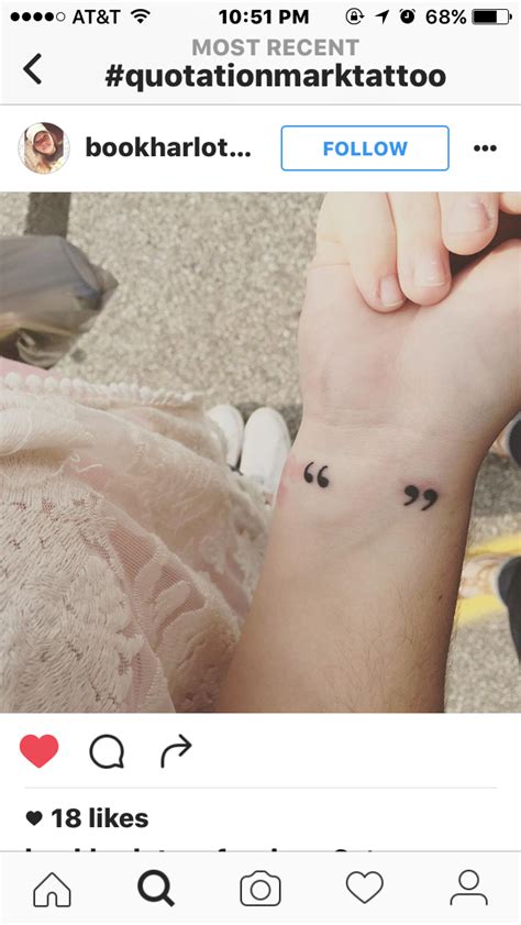 √ Quotation Marks Tattoo Meaning