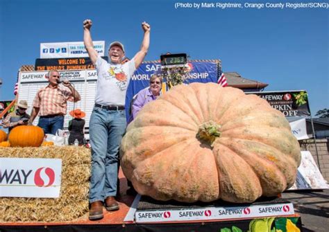 New Record for Largest Pumpkin Weighs in at 2,363 pounds - Agriculture ...