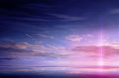 Purple Anime Sky Wallpapers - Top Free Purple Anime Sky Backgrounds ...