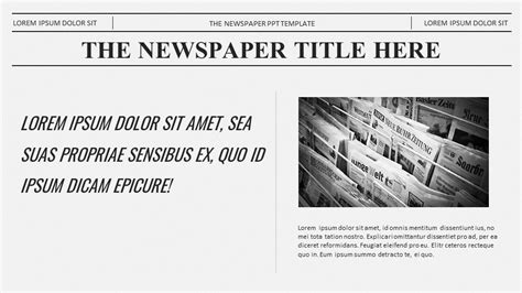 Newspaper Template Google Slides