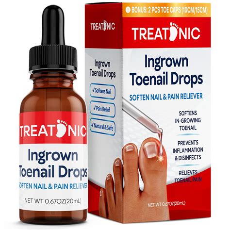 Ingrown Toenail Treatment Kit - Pain Relief & Softening with Silicone ...