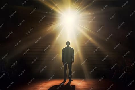 Premium AI Image | Preaching_Background_Strong_Light_Realistic_Photo