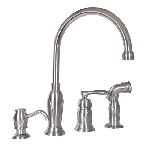 Design House Madison Single-Handle Standard Kitchen Faucet with Side ...