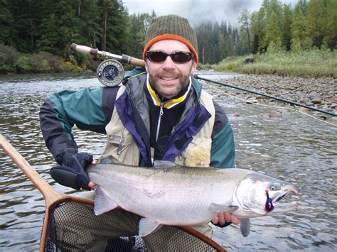 Skeena river fishing guides for Salmon & Steelhead: Coho salmon fishing