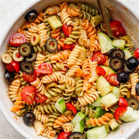 Zesty Italian Pasta Salad - The Wooden Skillet