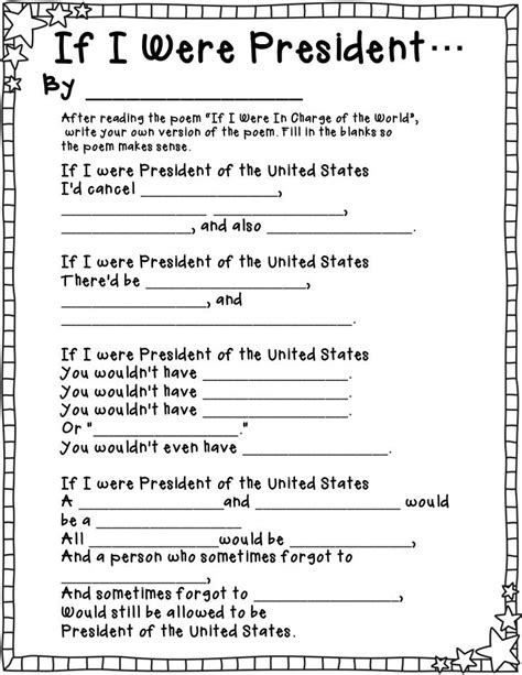 President Day Worksheets For Kids