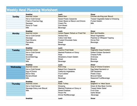 Printable Meal Plan For Type 2 Diabetes | PrintableDietPlan.com