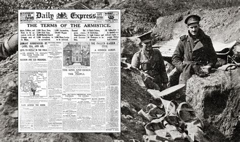 Armistice Day: How the Daily Express reported 'Britain's gladdest day ...