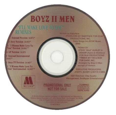 Boyz II Men - I'll Make Love To You (Remixes) (1994, CD) | Discogs