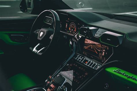 Interior of a Lamborghini Urus · Free Stock Photo