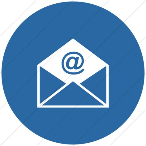 Email Icon Circle #394256 - Free Icons Library