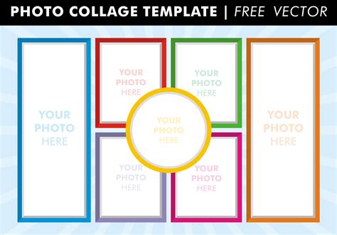 Photo Collage Templates Free Vector - Download Free Vector Art, Stock ...