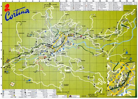 Maps of Cortina ski resort in Italy | SNO