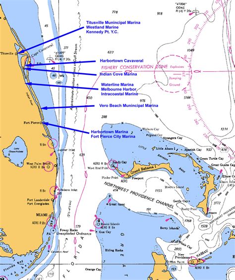 Florida Atlantic Depth Chart | Elaterium - Ocean Depth Map Florida ...