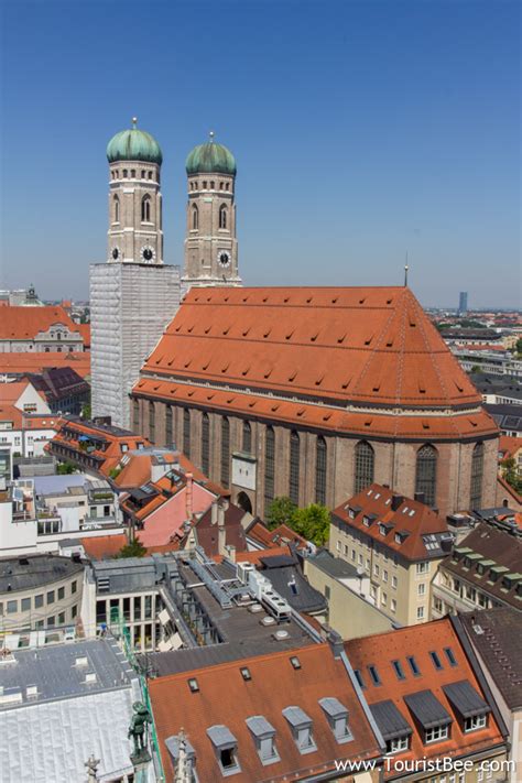 Munich, Germany - The famous dome shape towers of Frauenkirche