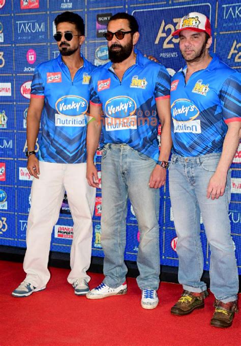 Bobby Deol, Saqib Saleem and others attend the press conference of CCL ...