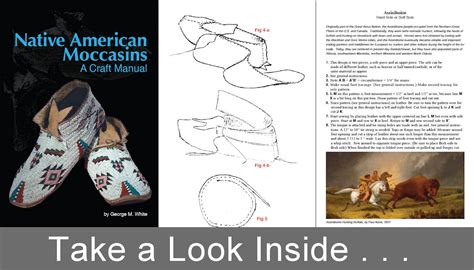 Native American Moccasins, A Craft Manual, by George M. White, Native ...