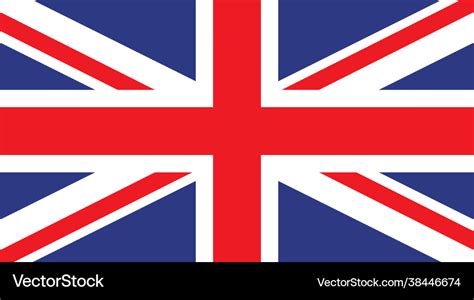 British flag Royalty Free Vector Image - VectorStock