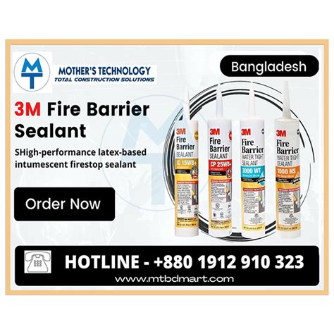 3M Fire Barrier Sealant CP 25WB+ Price in Bangladesh - Mother's Technology