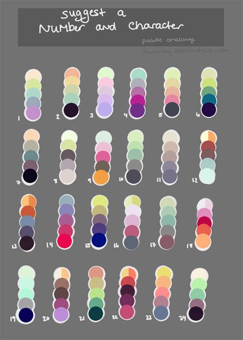 Color Palette Challenge by fawnley on DeviantArt