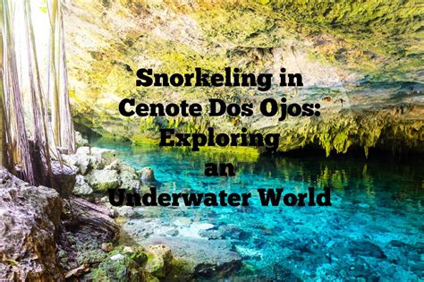 Snorkeling in Cenote Dos Ojos: Exploring an Underwater World » Lavi was ...