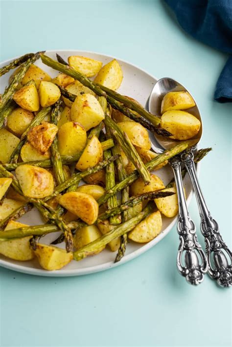 30-Minute Roasted Potatoes and Asparagus — Marley's Menu