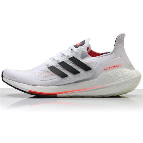 Adidas UltraBoost 21 Men's Running Shoe - Cloud White/Core Black/Solar ...