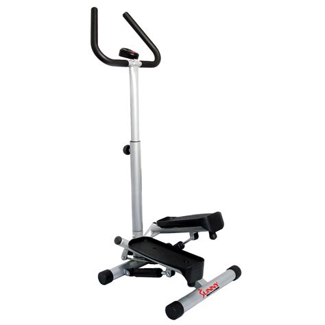 Sunny Health & Fitness Twist Stepper Step Machine w/Handle Bar and LCD ...