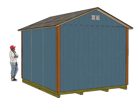 10x12 Gable Shed Plans