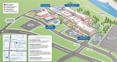 Sacred Heart Campus Map – Map Vector