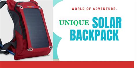 Discover the Best Backpacks With Solar Chargers