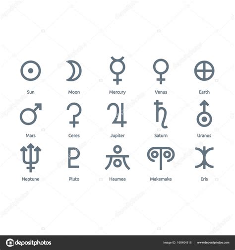 Astronomical Vector Symbols Stock Vector Image by ©walik_savitsky ...