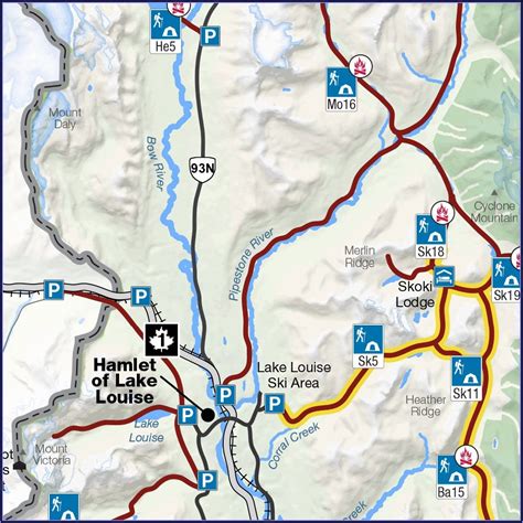 Banff National Park Hiking Map Pdf - map : Resume Examples #edV1p4EoYq