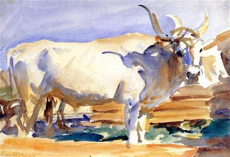 White Ox at Siena, c.1910 - John Singer Sargent - WikiArt.org