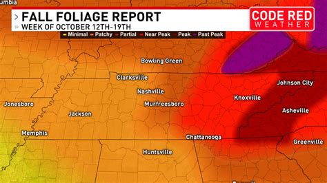 Peak fall foliage in Tennessee looks to be in late October, November | WZTV