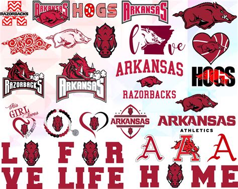 Arkansas Razorbacks Svg, NCAA svg, NFL svg Football Svg Files, T-shirt ...