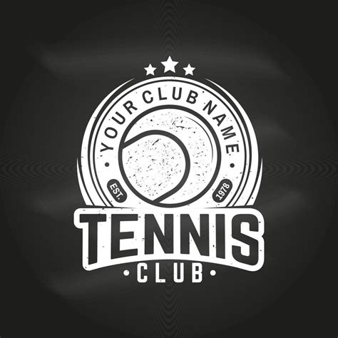 Tennis club. Vector illustration. 13275430 Vector Art at Vecteezy