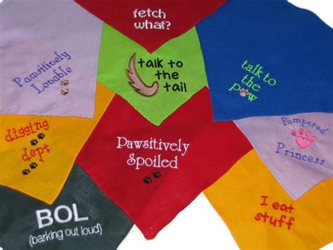 Items similar to Handmade Funny Dog Bandanas on Etsy