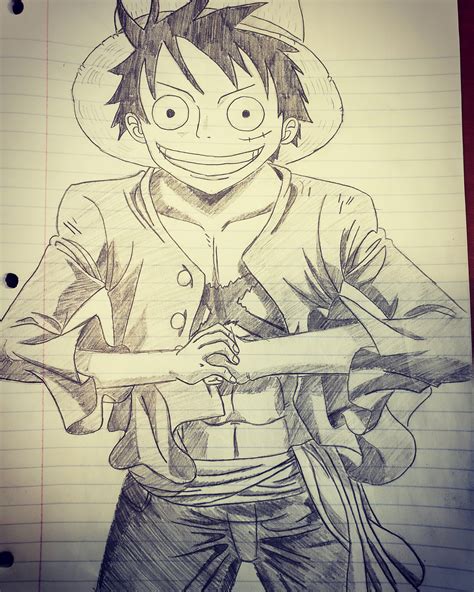 Luffy Pencil Art