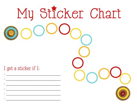 Sticker Chart Printable | Jumping Jax Designs