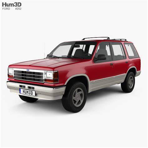 Ford Explorer 1990 3D model - Vehicles on Hum3D