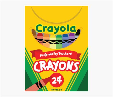 Clip Art Crayon Box Clip Art - Crayola Crayon Box Png , Free ...