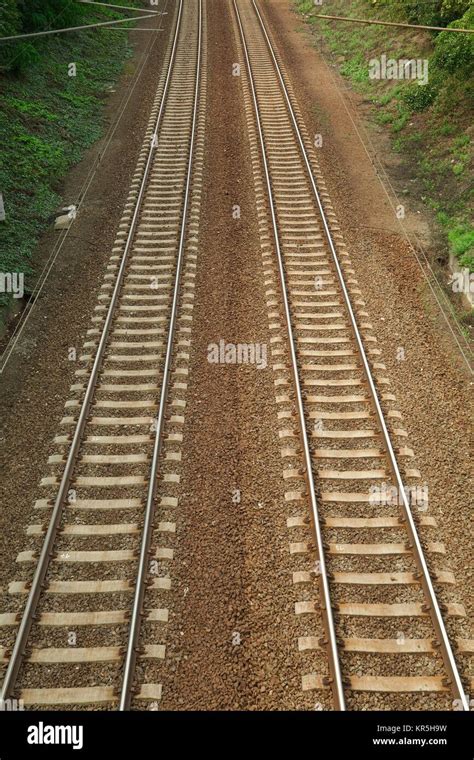 Parallel Railway Tracks Stock Photo - Alamy