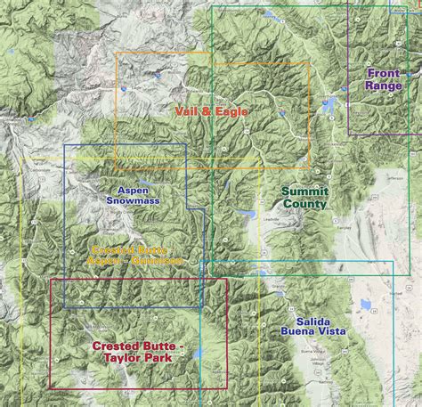 Summit County Colorado Map - Bay Area On Map