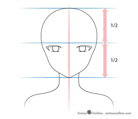 How To Draw A Cute Anime Girl's Head And Face Easy Step By Step ...