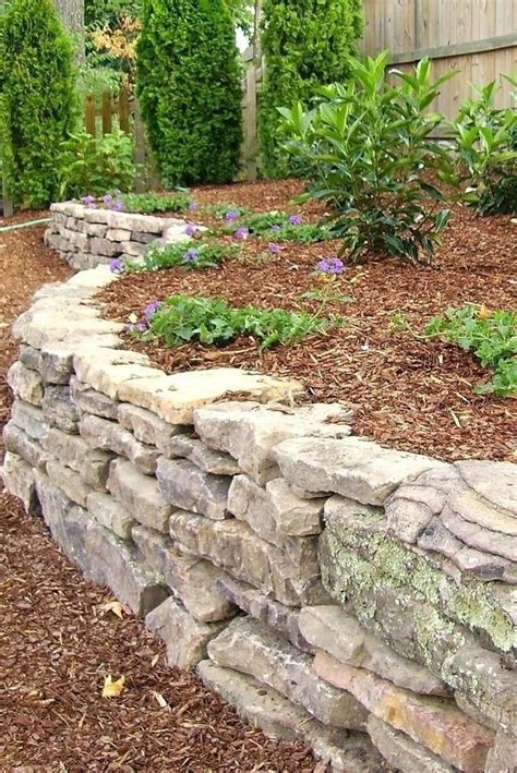 Garden Stone Wall Design Ideas - gardenbz