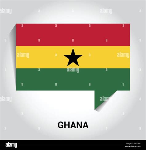 Ghana flag design vector Stock Vector Image & Art - Alamy