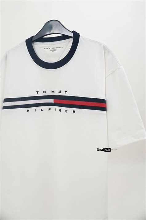 Tommy Basic Logo T-Shirt White – Deal Hub