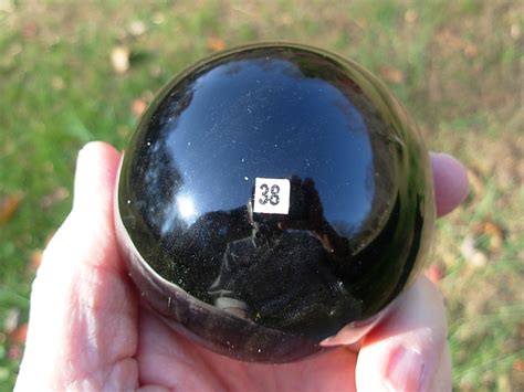 70 mm Gold Sheen Obsidian Sphere 38 - Spirit Rock Shop