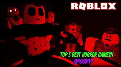 (SCARY!) TOP 5 BEST HORROR GAMES ON ROBLOX 2018!! | Good horror games ...